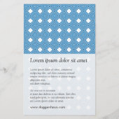 Blau, weiß, grau flyer (Hinten)
