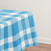 Blau-Weiß-Karomuster Tischdecke (Beispiel)