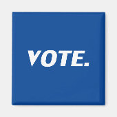 blau, weiß - magnet (Vorne)