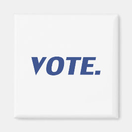 blau, weiß - magnet