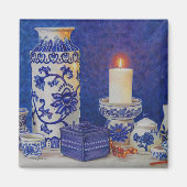 Blau-Weiß-Magnet Magnet (Vorne)