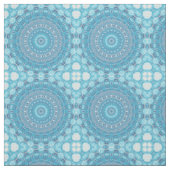 Blau-Weiß-Mandala-Muster Stoff (Muster)
