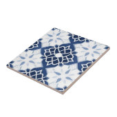 Blau-Weiß-marokkanisches Muster Fliese (Seite)