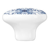 Blau-Weiß-Mittelmeer-Muster Keramikknauf (Seitenansicht)