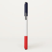 Blau Weiß & Rot gestreift Case-Mate iPhone Hülle (Hinten/Rechts)