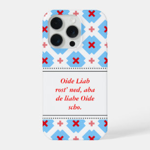 Blau weiß rot iPhone 15 pro hülle