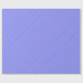 Blau-Weiß-Schachbrett Geschenkpapier (Flach)