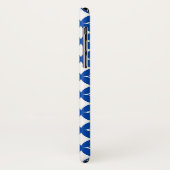 Blau-Weiß-Shippo-Muster Case-Mate iPhone Hülle (Hinten/Links)