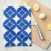 Blau-Weiß-Shippo-Muster Geschirrtuch (Viertel Falte)
