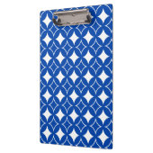 Blau-Weiß-Shippo-Muster Klemmbrett (Links)