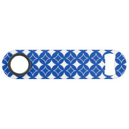 Blau-Weiß-Shippo-Muster Speedflaschenöffner