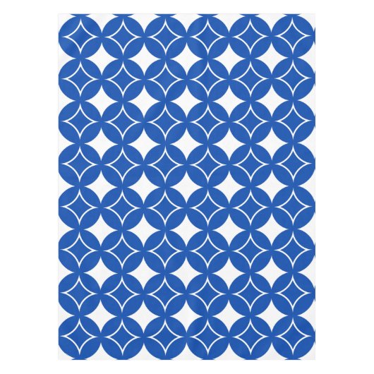 Blau-Weiß-Shippo-Muster Tischdecke (Vorderseite)