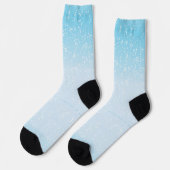 Blau & Weiß Socken (Linkes Detail)
