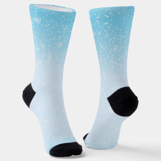 Blau & Weiß Socken (Gewinkelt)
