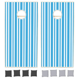 Blau-Weiß-Streifenmuster