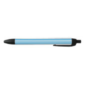 Blau-Weiß-Streifenmuster Kugelschreiber (Unterseite)