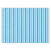 Blau-Weiß-Streifenmuster Tischdecke (Vorderseite (Horizontal))