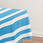 Blau-Weiß-Streifenmuster Tischdecke (Beispiel)