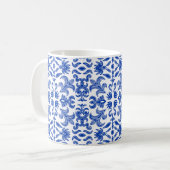 Blau-Weiß-Tasse Kaffeetasse (Vorderseite Links)