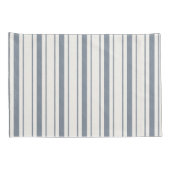 Blau-weiß und blau-weiß gestreift mit Anchor P Kissenbezug (Rückseite-Rechts)