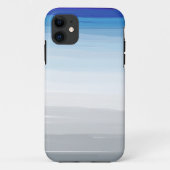 Blau, Weiß und Grau Case-Mate iPhone Hülle (Rückseite)