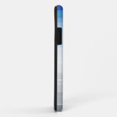 Blau, Weiß und Grau Case-Mate iPhone Hülle (Hinten/Rechts)