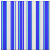 Blau, Weiß und Türkis farbiges Muster Stoff (Muster)