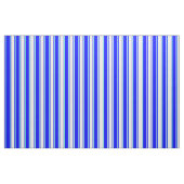 Blau, Weiß und Türkis farbiges Muster Stoff (Fat Quarter (45,7 x 55,9 cm))