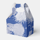 Blau Weiß Vintag Chinoiserie Florenz Geschenkschachtel (Rückseite)