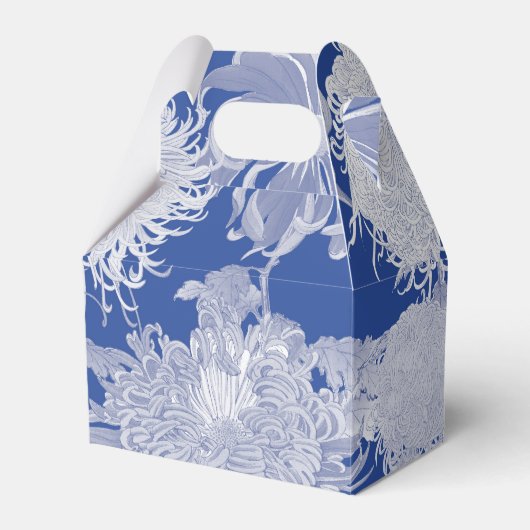 Blau Weiß Vintag Chinoiserie Florenz Geschenkschachtel (Vorderseite)
