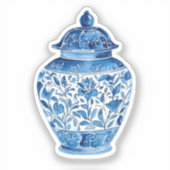 Blau weiße Aufkleber (Vorderseite)