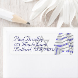 Blau, Weiße Bar Mitzvah Gebet Tallit Shawl Jüdisch