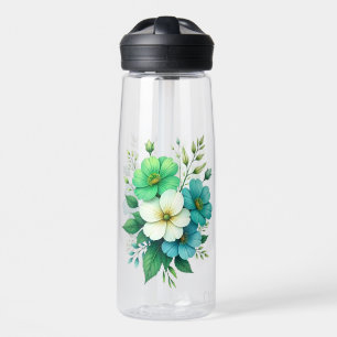 Blau-Weiße Blumenbouquet-57453 Trinkflasche