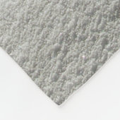 Blau-weiße Blumentextilien Fleecedecke (Ecke)