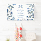 Blau-weiße Chinoiserie  Banner (Insitu)