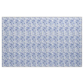Blau-weiße Chinoiserie-Design Stoff (Yard (91,4 cm))