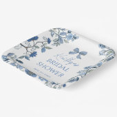 Blau-weiße Chinoiserie  Pappteller (Gewinkelt)