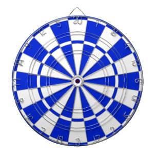 Blau-Weiße Dart-Scheibe Dartscheibe