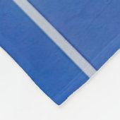 Blau-weiße Fenster Fleecedecke (Ecke)