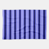 Blau-weiße Fünf-Streifen-Muster Geschirrtuch (Horizontal)