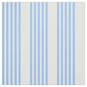 Blau-weiße Fünf-Streifen-Muster Stoff