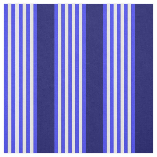 Blau-weiße Fünf-Streifen-Muster Stoff (Muster)