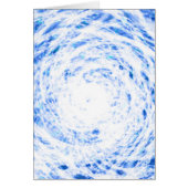 Blau-weiße Gefärbte Krawatte (Vorne)