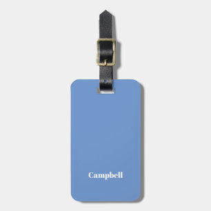 Blau weiße Geschäft scharfe Acryl Gepäckanhänger