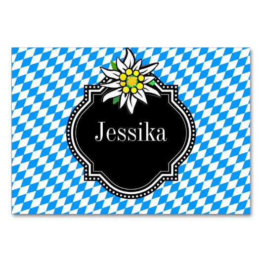 Blau Weiße Karten (Vorderseite)