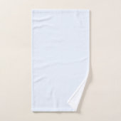 Blau weiße Pastellfarbe Farbe Badhandtuch Set (Handtuch)