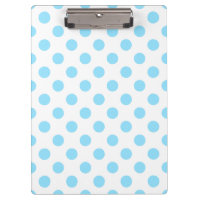 Blau-weiße Polka-Punkte
