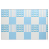 Blau-weiße Quadrate Stoff (Fat Quarter (45,7 x 55,9 cm))