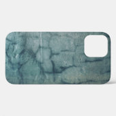 Blau-weiße Textilien mit Wassertröpfchen Case-Mate iPhone Hülle (Rückseite (Horizontal))
