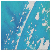Blau-weiße Wasserfarbenprägung Stoff (Nahaufnahme)